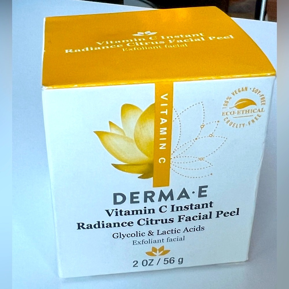 DERMA-e vitamin C instant radiance citrus facial peel